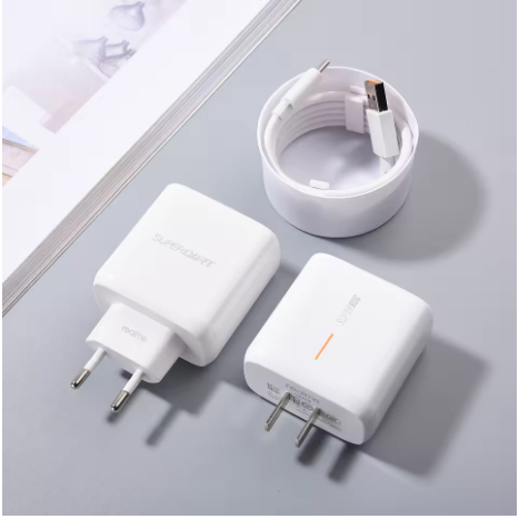 Original Realme EU US 65W SuperDart SuperVooc Fast Charger Wall Power Adapter สําหรับค้นหา N2 A1 Pro