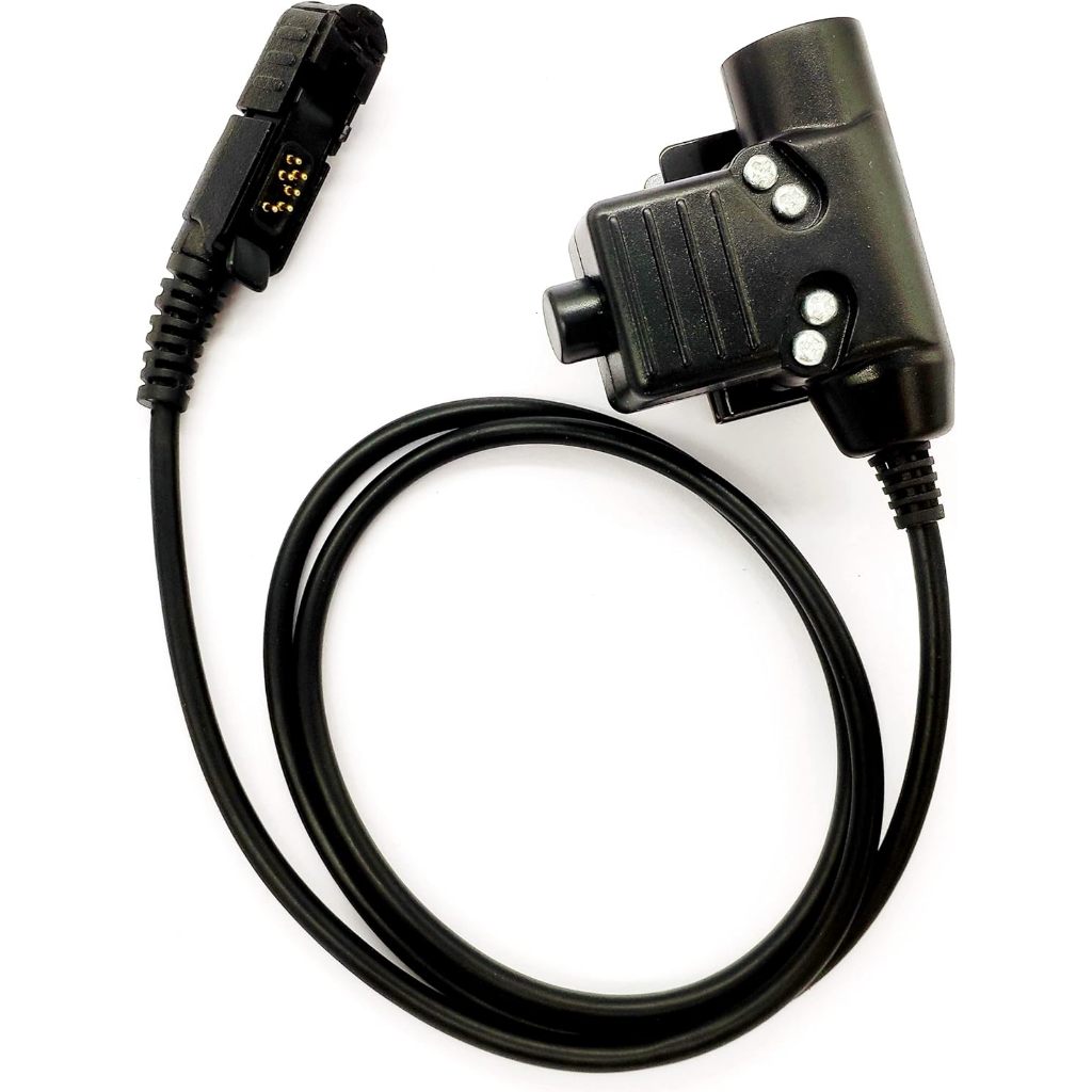 ยุทธวิธี U94 PTT อะแดปเตอร์ XIR 6600 สําหรับ Motorola วิทยุ XPR3500 XPR3500e XPR3000 XPR3300 พร้อม P