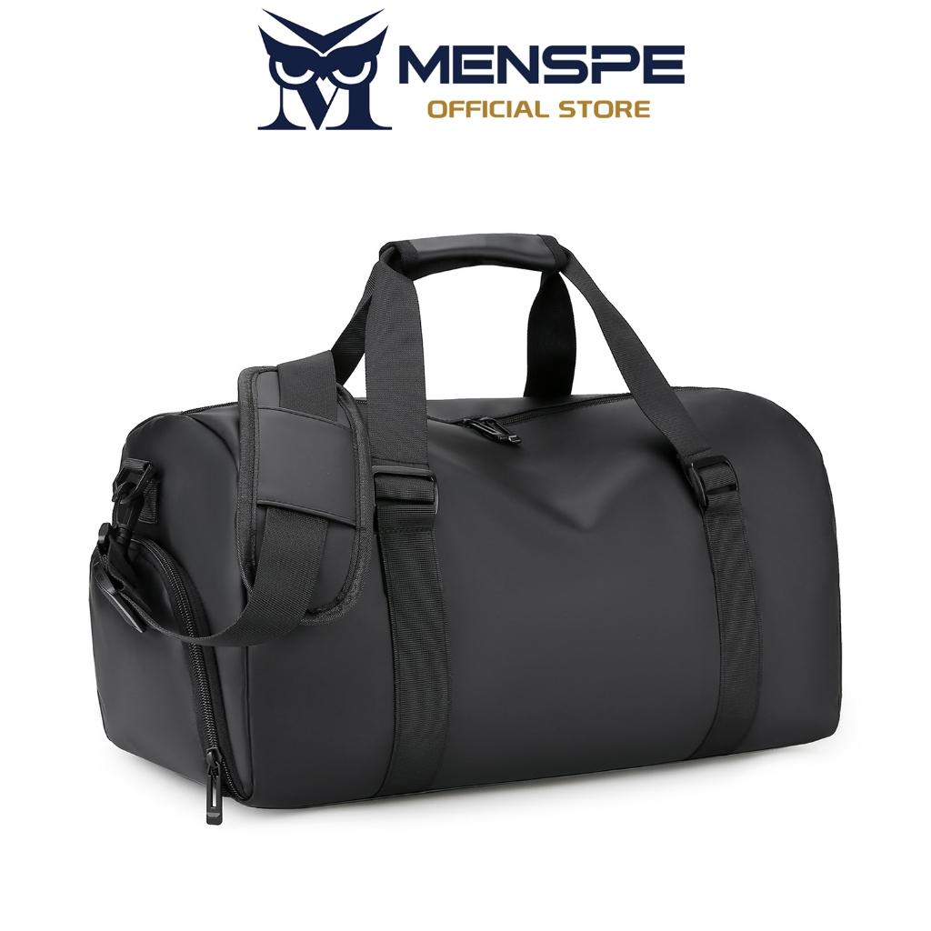 MENSPE กระเป๋าเดินทางผู้ชายแฟชั่นกีฬาฟิตเนสกระเป๋าถือผู้ชายผู้หญิงแห้งเปียกแยกแบบพกพาเดินทางโยคะว่ายน้ํากระเป๋า