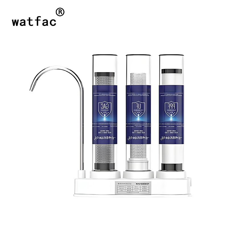 watfac การกรองเครื่องกรองน้ำกรองสามขั้นตอนโดยไม่มีน้ำเสีย