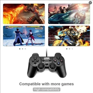 จอยเกมส์ PC จอยสติ๊ก JOYSTICK Sequential Gaming Controller แบบสาย USB สำหรับเล่นเกม WIN7-WIN11
