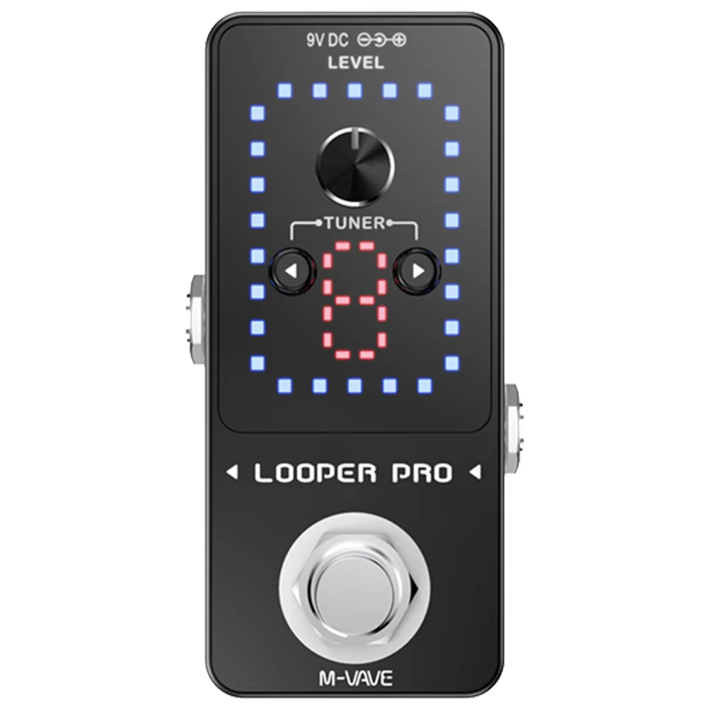 M-VAVE Looper Pro กีตาร์ไฟฟ้าเหยียบ Looper เครื่องมือไฟฟ้า Universal Effect เหยียบกีตาร์ไฟฟ้าอุปกรณ์