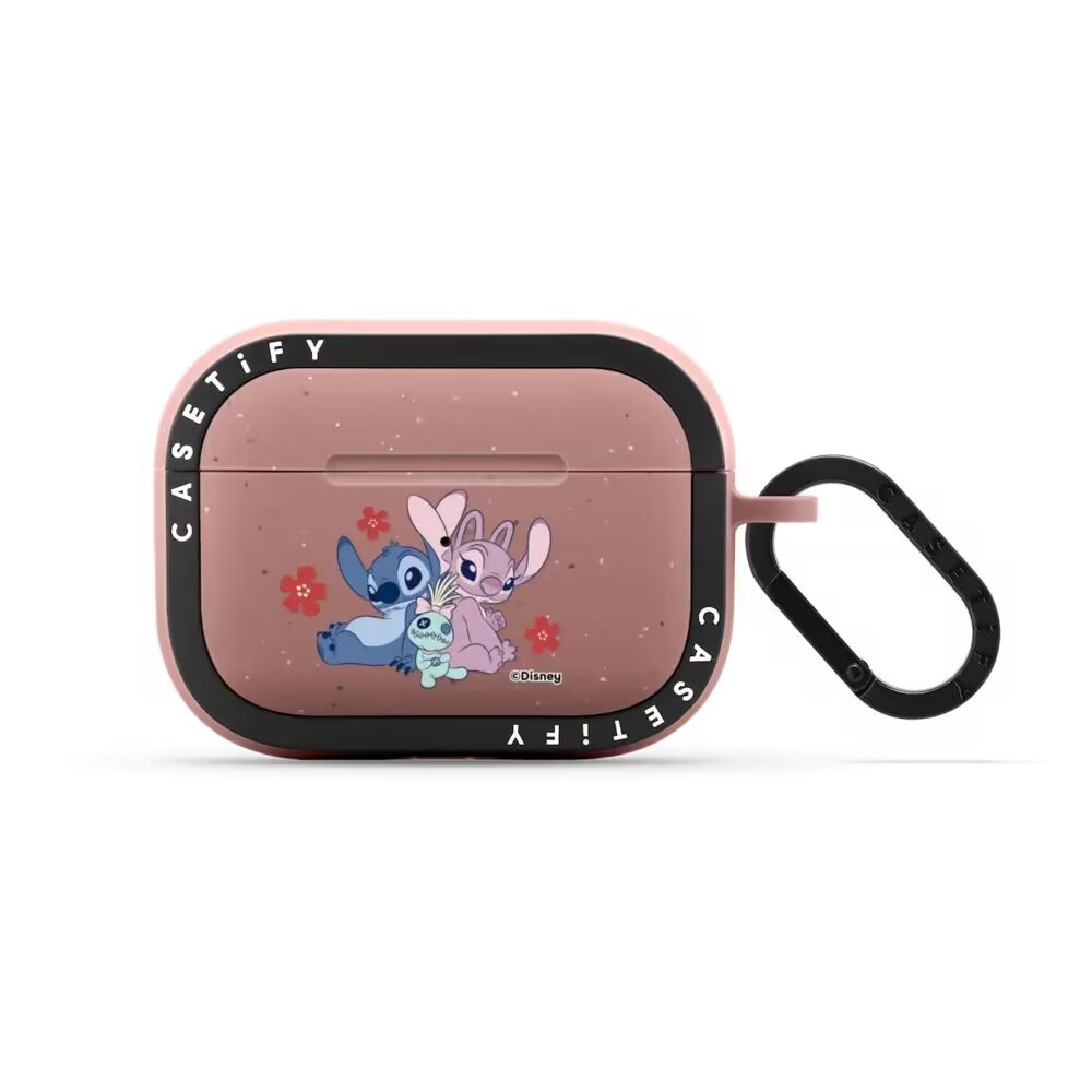 Stitch Frosted Headphone Case Electroplating Silver Headphone Case เหมาะสําหรับ Apple Airpods 4th Generation/3rd Generation น่ารักการ์ตูน airpodspro/pro2 รุ่นแฟชั่นที่ไม่ซ้ํากัน Creative หูฟังกระเป๋าเก็บกระเป๋าแขวนกุญแจแขวน