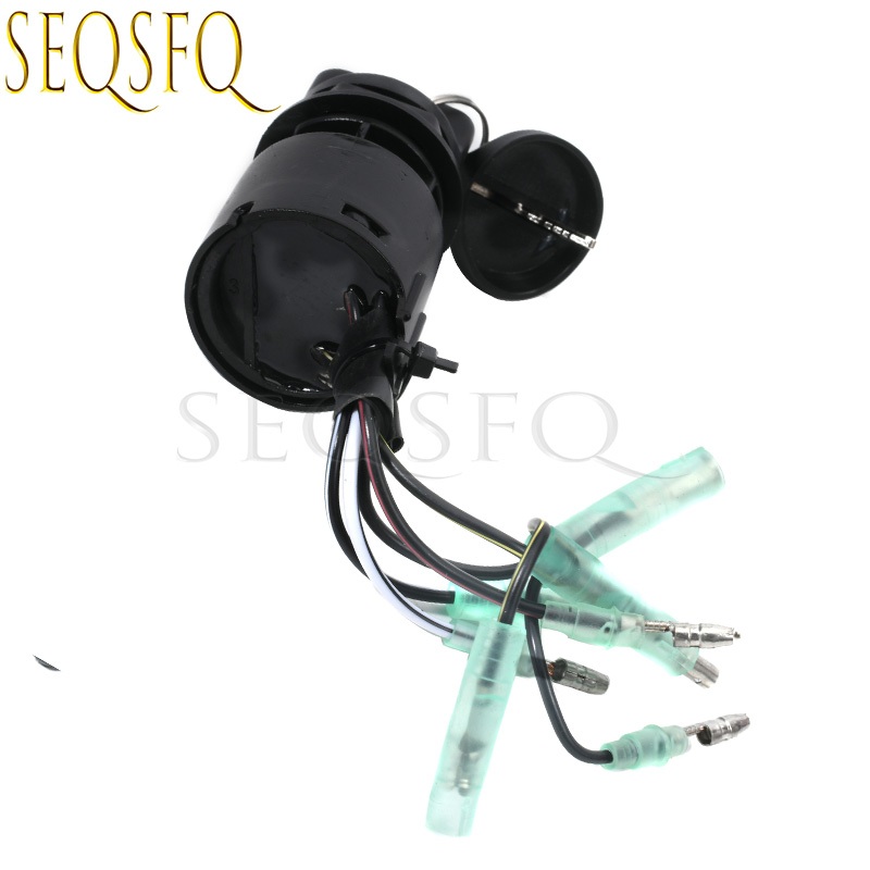 สวิตช์จุดระเบิดพร้อมเปลี่ยนกุญแจ Fit Honda Outboard 15-225HP BF115 BF135 BF150 BF200 BF225 กล่องควบค