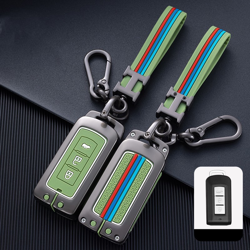 Mitsubishi Xpander Mirage Xforce ปลอกกุญแจรถ ปลอกกุญแจซิลิโคนโลหะผสม รีโมท Fob Case คลังสินค้าพร้อม