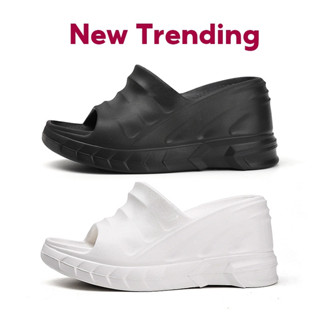 รองเท้าแตะส้นสูง 10 ซม. คุณภาพสูง สําหรับผู้หญิง ไซซ์ 34-41