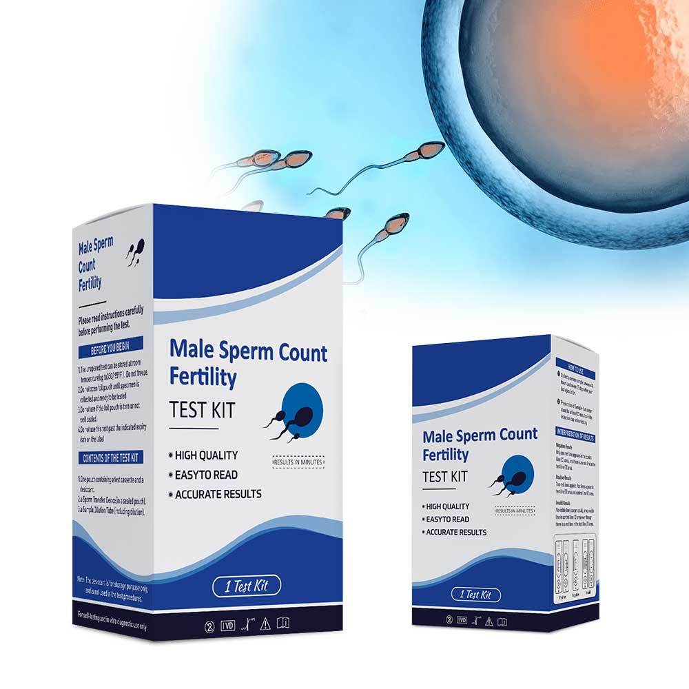 Sperm Check Men- Shows ปกติหรือต่ํา Sperm Density Concentment Kits Fertility Home Test for Men