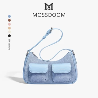 MOSSDOOM Liora Bag กระเป๋าสะพายไหล่ ทรงโฮโบสุดคิวต์ สวยหวานมินิมอล