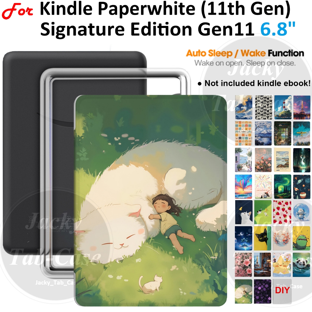 สําหรับ Kindle Paperwhite (รุ่นที่ 11) Signature Edition 6.8 นิ้ว M2L3EK M2L4EK เคสอะคริลิกใส ฝาปิดล