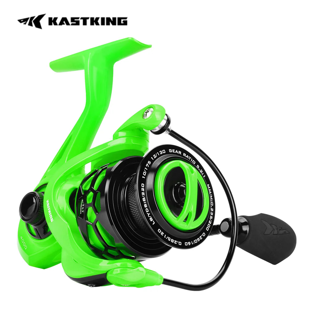 KastKing Zephyr Spinning Reel 5.6oz ขนาด 500 สําหรับ Ultralight/Ice Fishing 7+1/6+1BB Smooth ตกปลาที่มีประสิทธิภาพ Reel สดและน้ําเค็ม