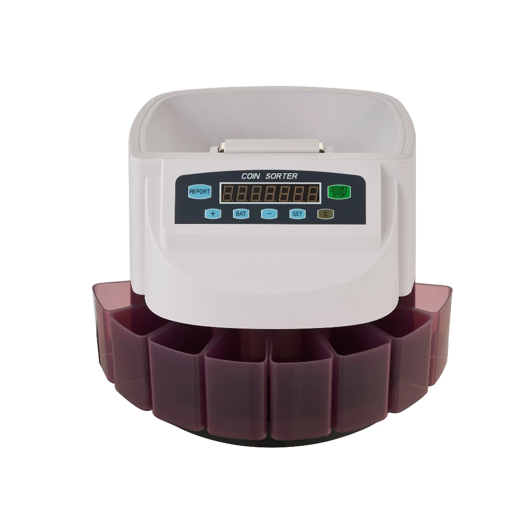 เครื่องนับและคัดแยกเหรียญ Coin Sorter Coin Counter thumbnail 9
