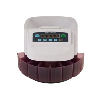 เครื่องนับเหรียญ เครื่องคัดแยกเหรียญ Coin Sorter Coin Counter แยกเหรียญได้ทุกชนิด การคำนวณอย่างรวดเร็ว