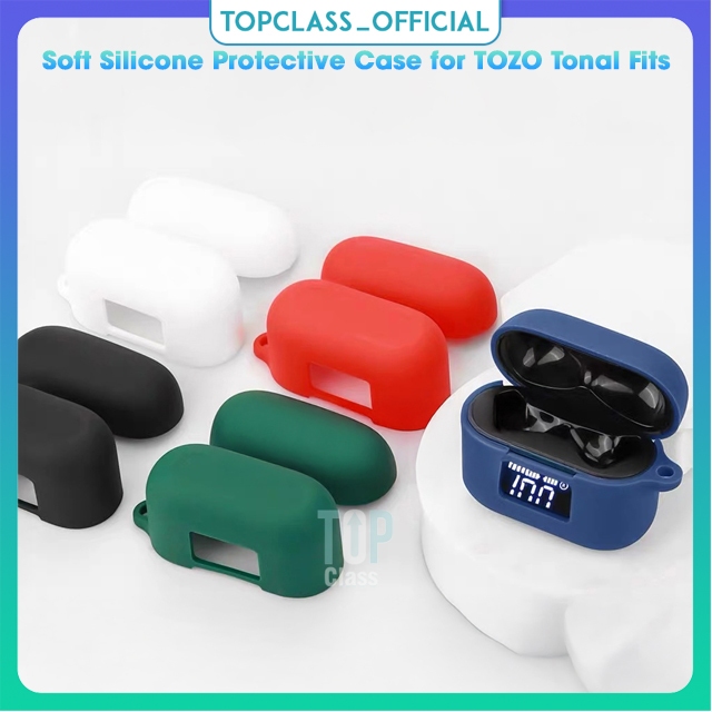 เคสป้องกันซิลิโคนอ่อนนุ่มสําหรับ TOZO Tonal เหมาะสําหรับและหูฟัง Tonal Pods TWS - ฝาครอบป้องกันรอยขี