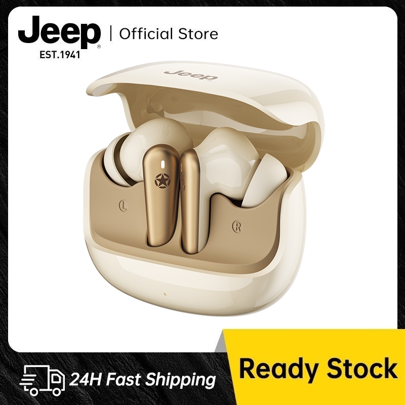 Jeep EW136 หูฟังบลูทูธไร้สาย Bluetooth 5.4 เสียงดี HD Calls หูฟังบลูทูธ มีไมโครโฟน