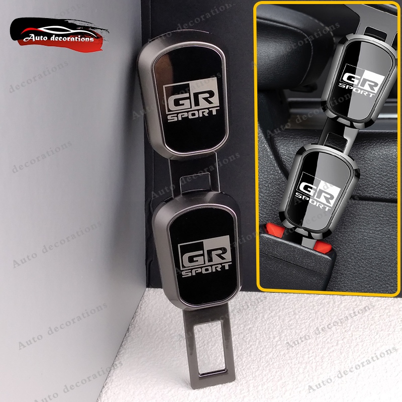 Toyota GR sportr ผู้ถือแว่นตารถสังกะสีเข็มขัดนิรภัยรถขยายสําหรับ Toyota Yaris GR sport hilux GR sport Raize Calya Avanza Veloz Rush Innova Yaris Corolla ราคา ถูกที่สุด ดีลบีเคเค แกลเลอรีภาพที่ 8