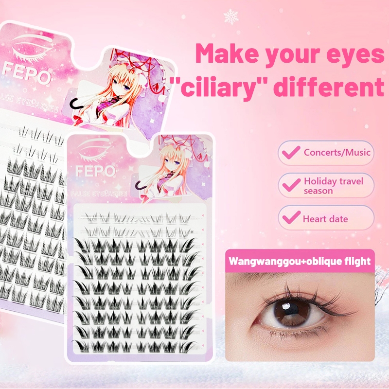 10แถวขนตาปลอมธรรมชาติผสมกล่องขนตาปลอมความจุขนาดใหญ่นํามาใช้ใหม่12มิลลิเมตรขนตาล่าง - รูปที่ 3