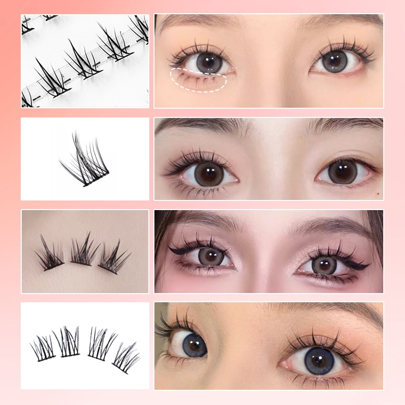 10แถวขนตาปลอมธรรมชาติผสมกล่องขนตาปลอมความจุขนาดใหญ่นํามาใช้ใหม่12มิลลิเมตรขนตาล่าง - รูปที่ 4