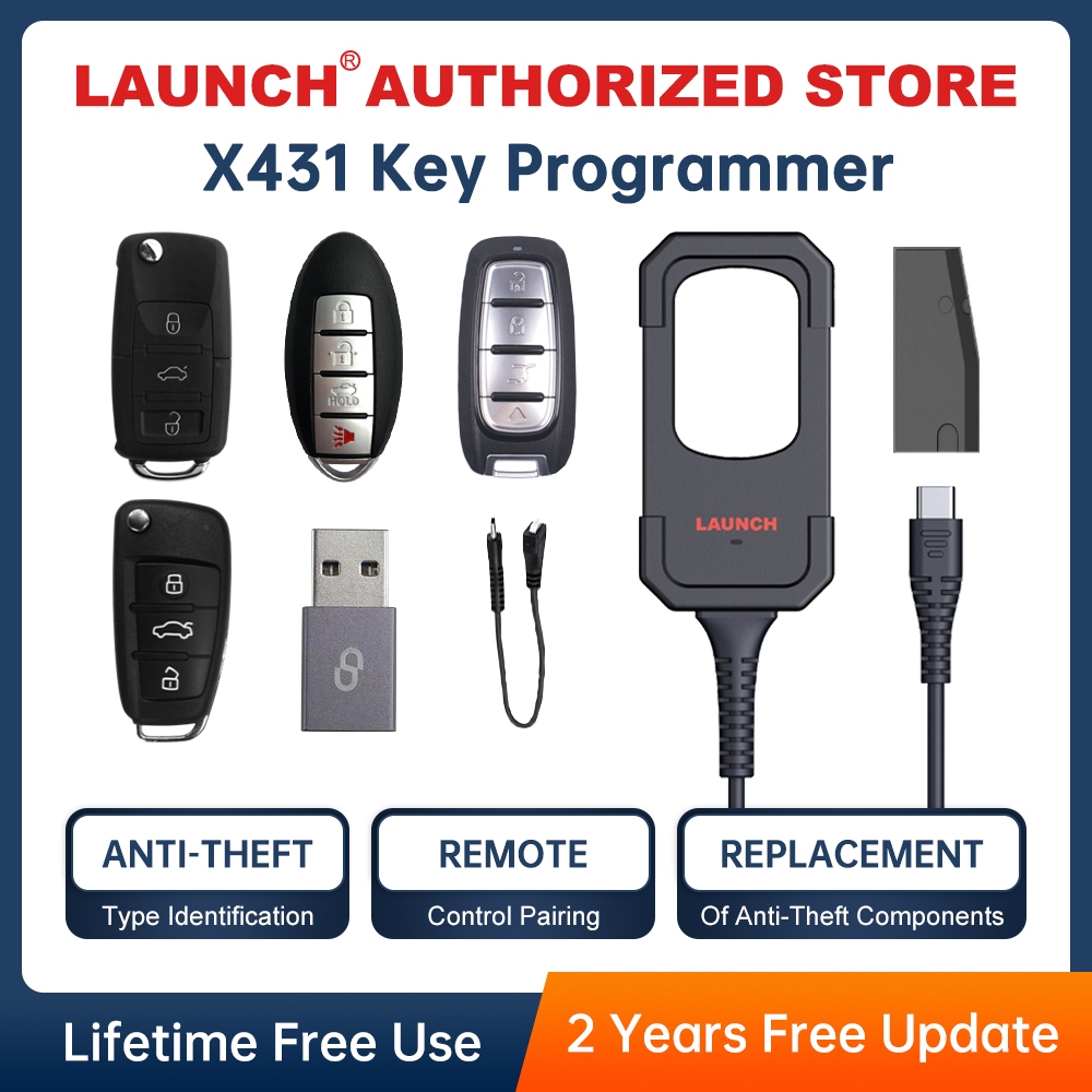 LAUNCH X431 Key Programmer Read/Write IMMO Chip Programming Smart Key Antift ทํางานร่วมกับ X431 PRO 