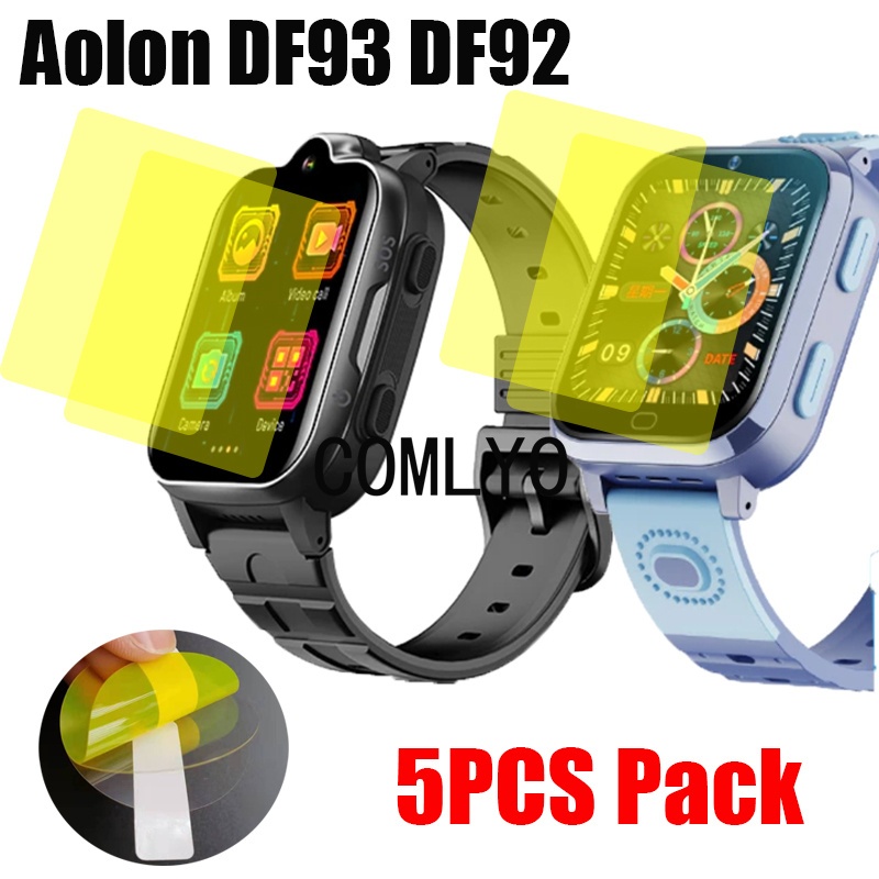 สําหรับ Aolon DF93 DF92 สมาร์ทนาฬิกาป้องกันหน้าจอ Ultra Thin Cover HD TPU ฟิล์ม