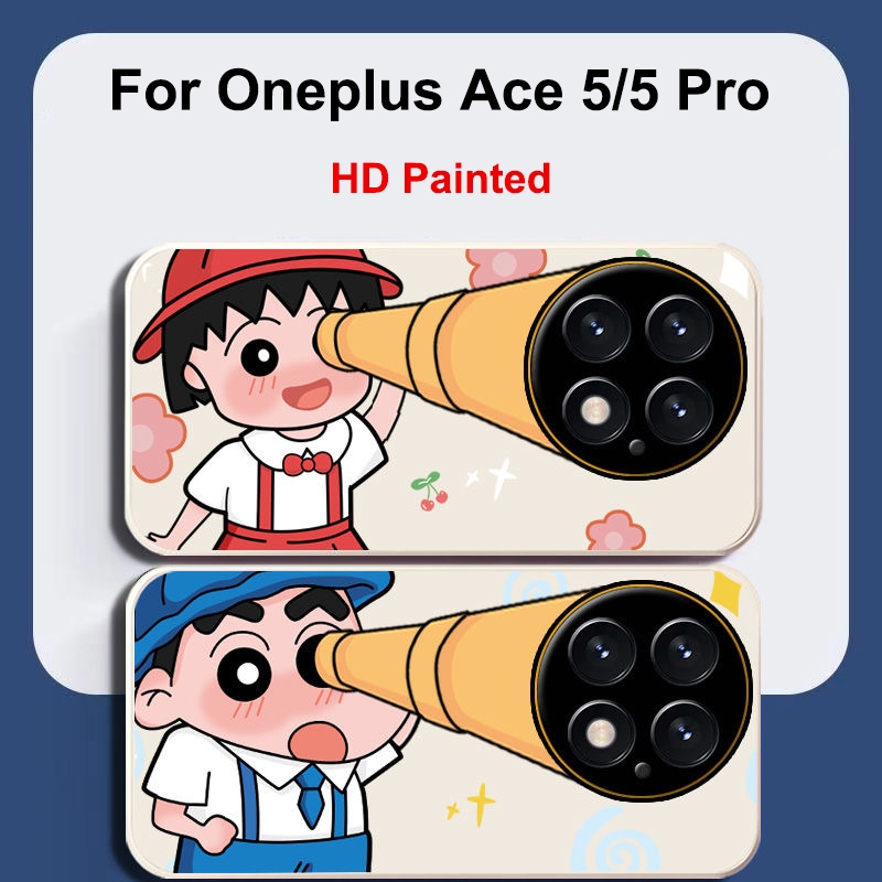 Soft TPU Siliconเคสโทรศัพท์สําหรับOneplus Ace 5 Pro Shockฤดูใบไม้ร่วงป้องกันด้านหลังสําหรับOneplus A