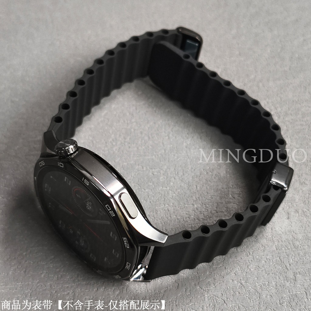 สายรัดข้อมือซิลิโคน 22 มม. เหมาะสําหรับ Huawei Watch gt5/gt4/gt3/gt2/gt5pro 46 มม.กีฬาหัวเข็มขัดแม่เหล็ก watch4/PRO สายคล้อง 20 มม.Universal - รูปที่ 7