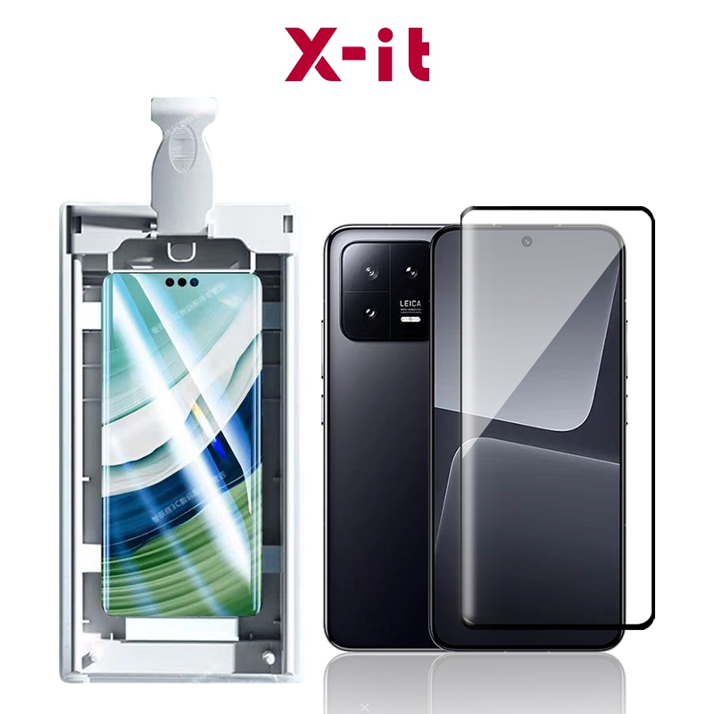ครอบคลุมเต็มรูปแบบ HD ฟิล์มนุ่มสําหรับ Xiaomi 14 Pro พร้อมเครื่องมือยึดฟิล์มไม่ใช่ฟิล์มกระจก Xiaomi 