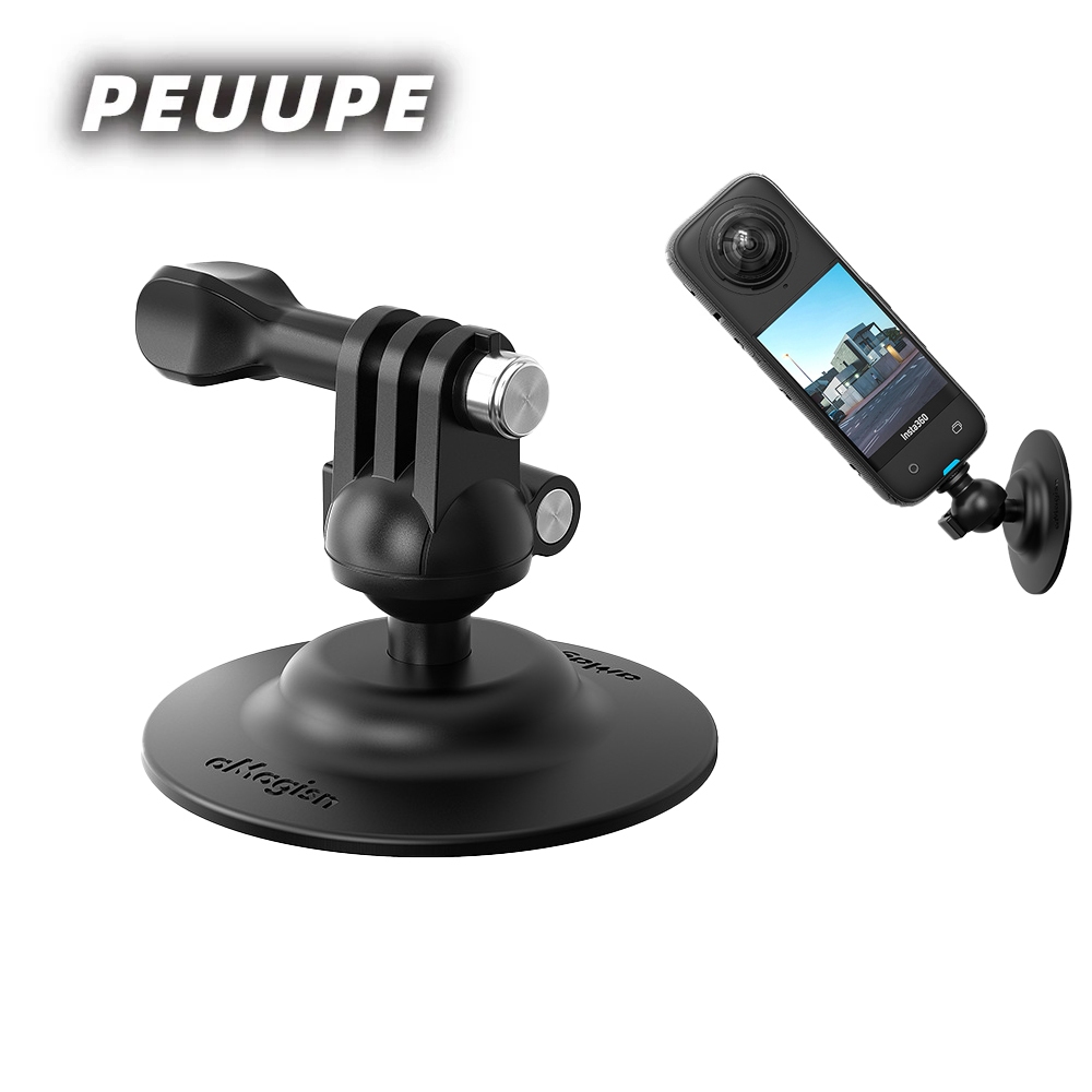 เหมาะสําหรับ Insta360 X5 ยืดหยุ่นหัวบอลฐานกาวสากล DJI/GoPro/Insta360AcePro กล้องกีฬา High-Viscosity Ball Head ฐานอุปกรณ์เสริม