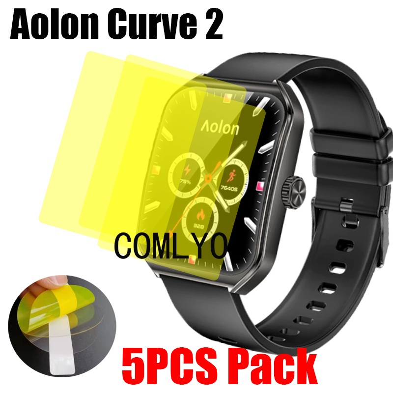 สําหรับ Aolon Curve 2 ตัวป้องกันหน้าจอสมาร์ทวอทช์ฝาครอบบางพิเศษ HD ฟิล์ม TPU