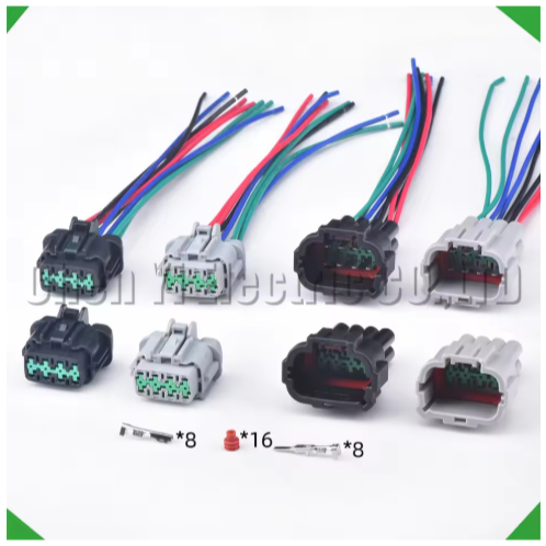 8 เข็มหมุด ไฟหน้าอัตโนมัติมุมไฟตัดหมอกปลั๊กสายรัดเชื่อมต่อ6185-1177 6185-5179 6188-5542 6188-0738 61