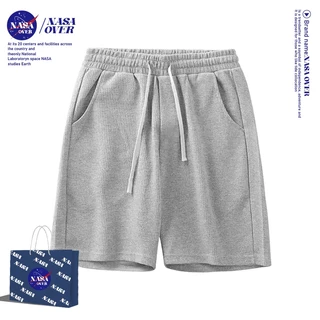 【จัดส่งตลอด 24 ชั่วโมง】🔥NASA ใส่ได้ทั้งชายหญิง เนื้อนุ่ม กางเกงขาสั้นทรงหลวมสีพื้นใส่สบายลำลองสำหรับฤดูร้อนยาวห้าส่วน 🩳🌴