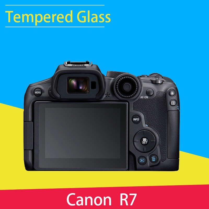 Canon R7 กระจกนิรภัยป้องกันหน้าจอฟิล์ม LCD สําหรับ Canon EOS R7