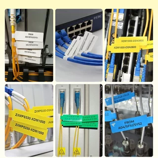 NIIMBOT B21/B1/B3S สายไฟและสายเคเบิล ฉลากกระดาษ การสื่อสาร สายเคเบิลเครือข่าย เครื่องทำฉลากฉลากชนิด