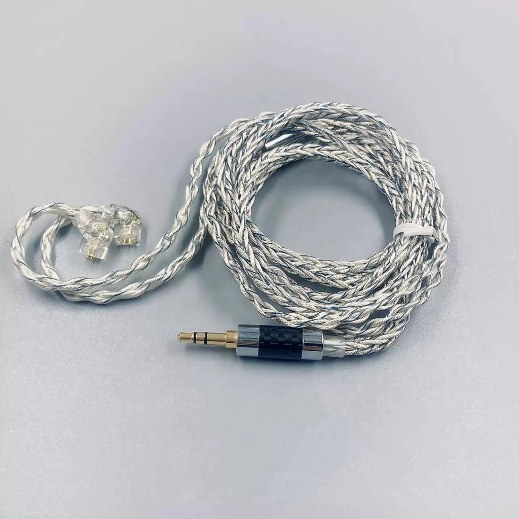 Kz 784 Cores Silver Plated อัพเกรดสายหูฟัง 8 Core 3.5 มม.สําหรับ Castor PRO/DQ6/ZSX/ZSN PRO