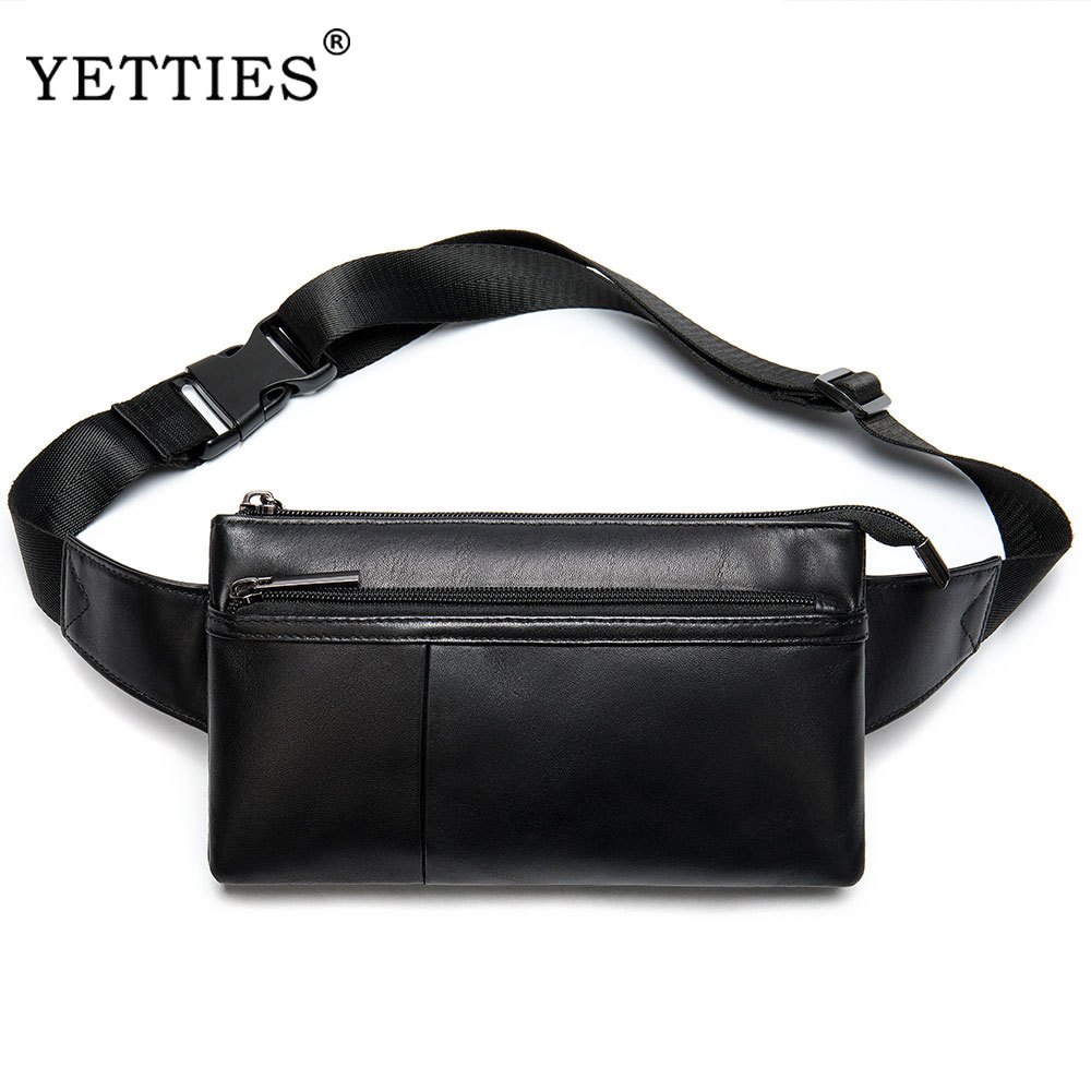 YETTIES หนังแกะ ฉ แอนนี่ แพ็คหนังแท้เอวกระเป๋ากระเป๋าหน้าอก