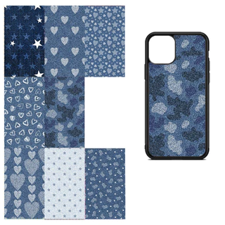 ชุด 8 DIY เคสโทรศัพท์พื้นหลังสติกเกอร์ฐานกระดาษคู่มือสติ๊กเกอร์ทำมือ