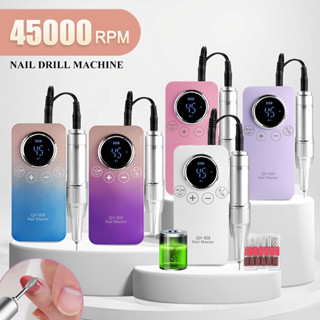 ใหม่ 45000RPM Professional ไฟฟ้าเล็บเจาะเล็บเครื่องเสียงต่ํา…