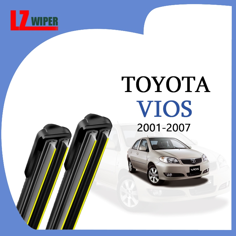 ที่ปัดน้ําฝน Toyota VIOS สําหรับ 2001-2007 mondel Wipers Blade Bundle