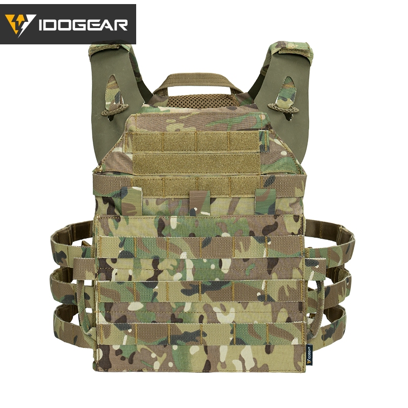 IDOGEAR JPC 2.0 เสื้อกั๊กยุทธศาสตร์ MOLLE กายเกราะ 500D ไนลอนแผ่นยุทธศาสตร์ 3312