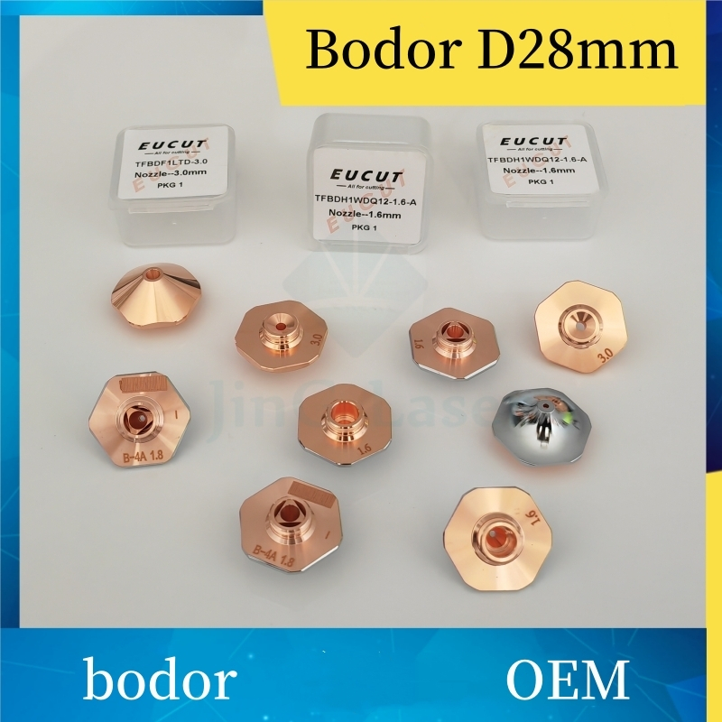 10pcs BODOR laser nozzle BODOR หัวฉีดเครื่องตัดเลเซอร์ 10 ชิ้น
