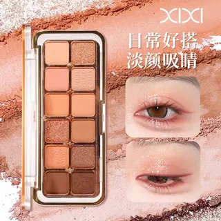 XIXI 10 สีอายแชโดว์ Palette Super Flash Stage แต่งหน้า Matte กันน้ําทุกวัน Nude แต่งหน้า Earth Color Eye shadow NO.D820