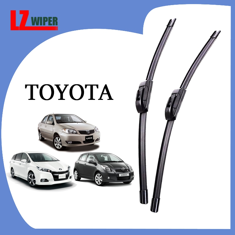 ใบปัดน้ําฝนสําหรับ Toyota Vios YARIS Altis Wish Rav4 Prius INNOVA REIZ