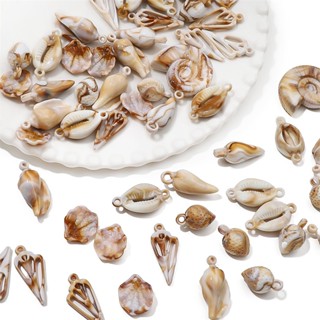 St.kunkka 10ชิ้นอะคริลิเลียนแบบหอยสังข์จี้เลียนแบบลูกปัดผีเส…