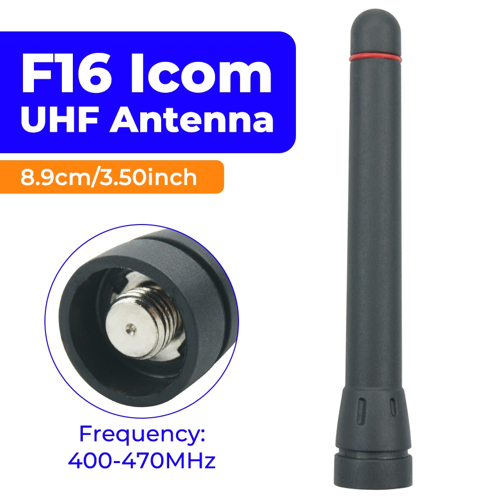 TX-19UHF Stubby Antenna สําหรับ ICOM F3 F3061 F3101 F11 F14 F20 F2000D F21 F70 F4001 F4011 F24 F25 F