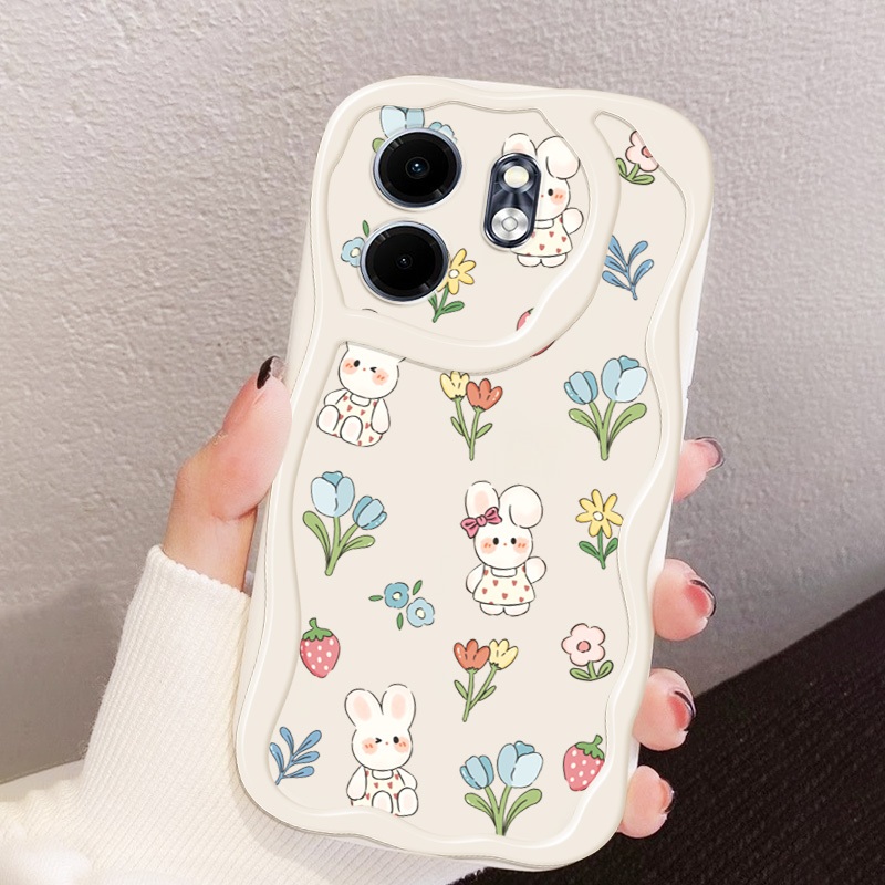 ปลอกสําหรับ Infinix Smart 9 HD Hot 60i 50i Hot 60 50 Pro 4G 5G X6720 X6882 X6531B X6532C X6881 ดอกไม