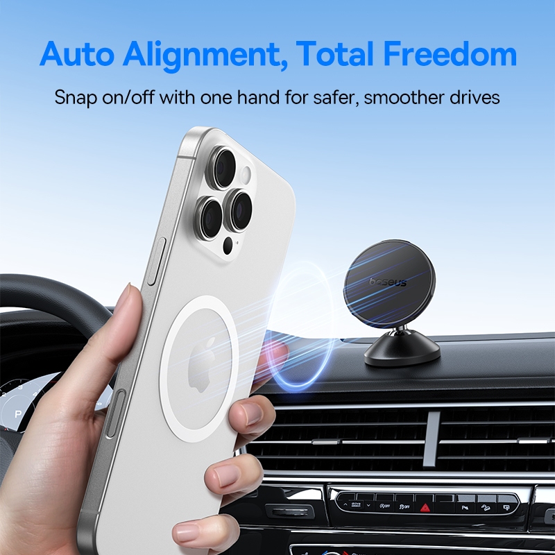 Baseus GoTrip DC1 Magnetic Car Mount Small Ears ที่วางโทรศัพท์ในรถยนต์ประเภทแนวตั้ง