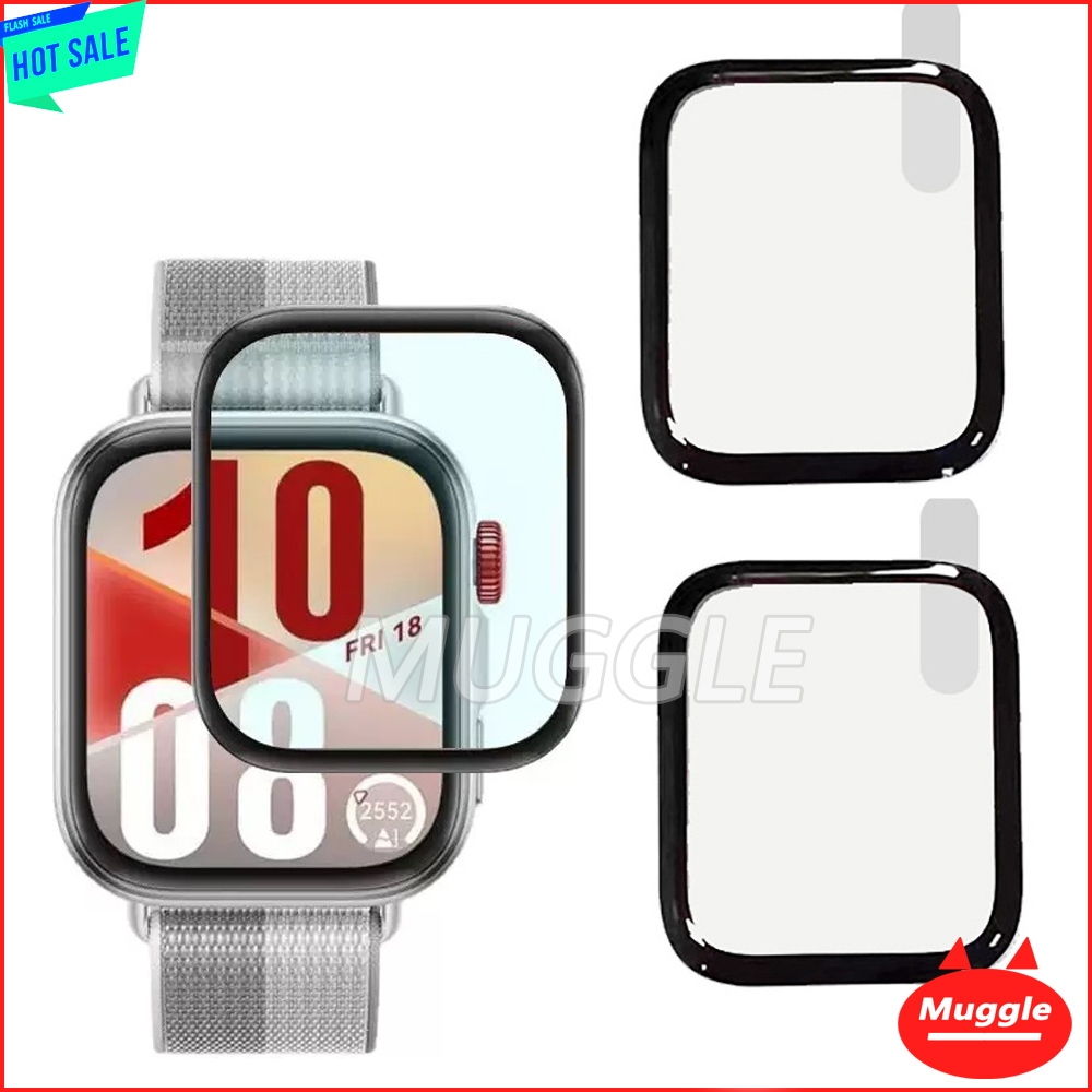 ฟิล์ม 3D ขอบโค้งเต็มจอ HUAWEI watch FIT 4 Series นาฬิกา HUAWEI watch FIT 4 ฟิล์มกันรอยนาฬิกา 3D ฟิล์