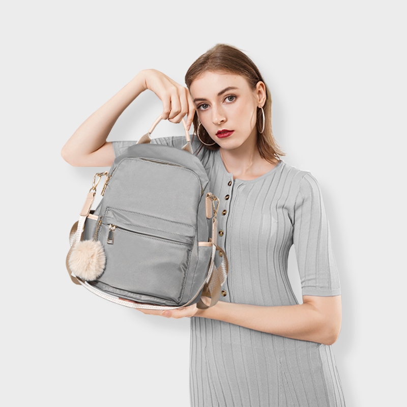 FOXER กระเป๋าเป้ สุภาพ สตรี ดีไซน์ เรียบง่าย น้ําหนัก เบากัน น้ําแฟชั่น ทนทาน - รูปที่ 5