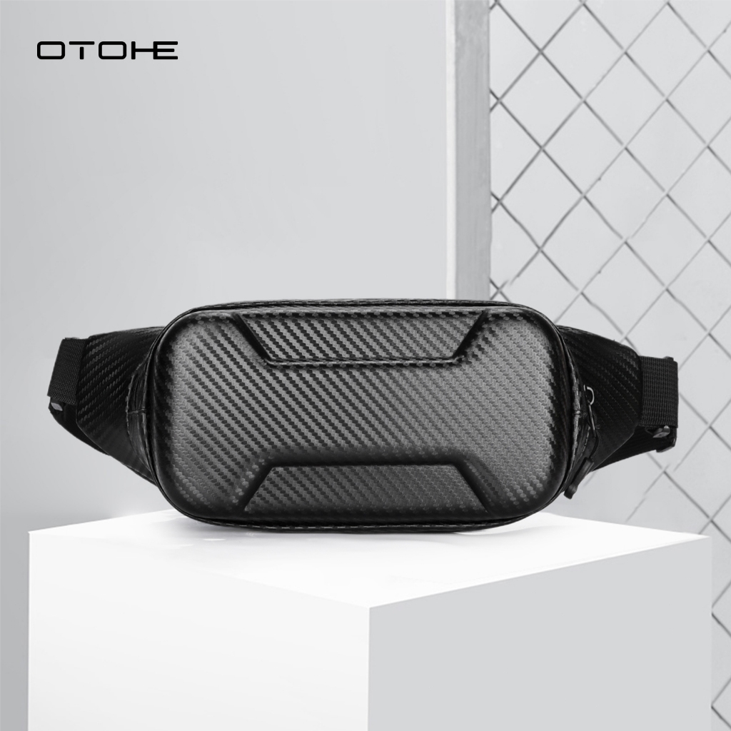 OTOHE กระเป๋าคาดหน้าอกกระเป๋าคาดเอวขนาดเล็กกันน้ํากระเป๋าคาดเอวทนต่อการสึกหรอพร้อมสายรัดปรับระดับได้สําหรับวิ่งออกกําลังกาย