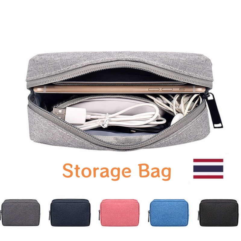 พร้อมส่ง กระเป๋าจัดเก็บอุปกรณ์อิเล็กทรอนิกส์ ดิจิทัล สายชาร์จ และอุปกรณ์อื่นๆ แบบพกพา