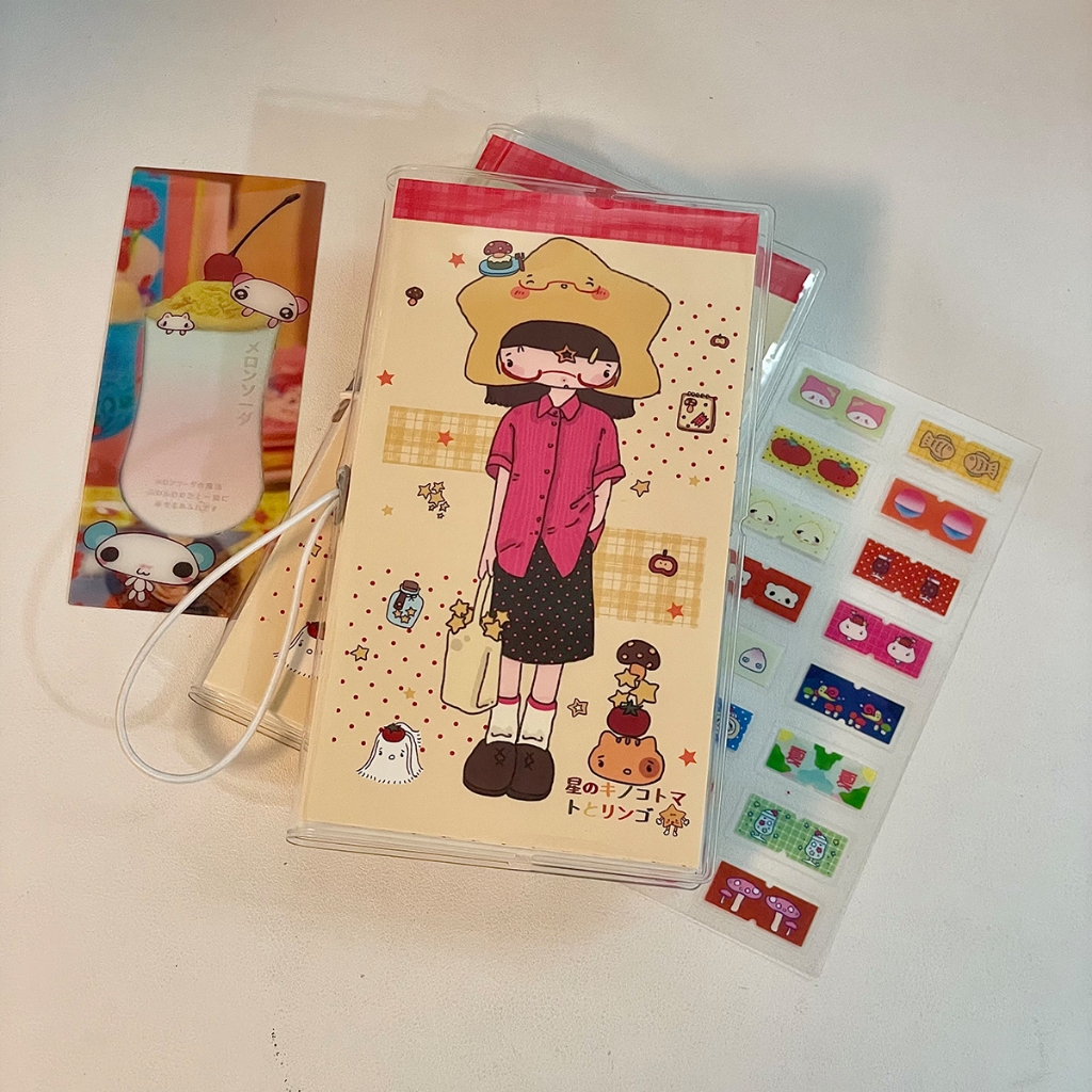 สมุดจดคู่มือ A6half สมุดโน๊ตน่ารัก